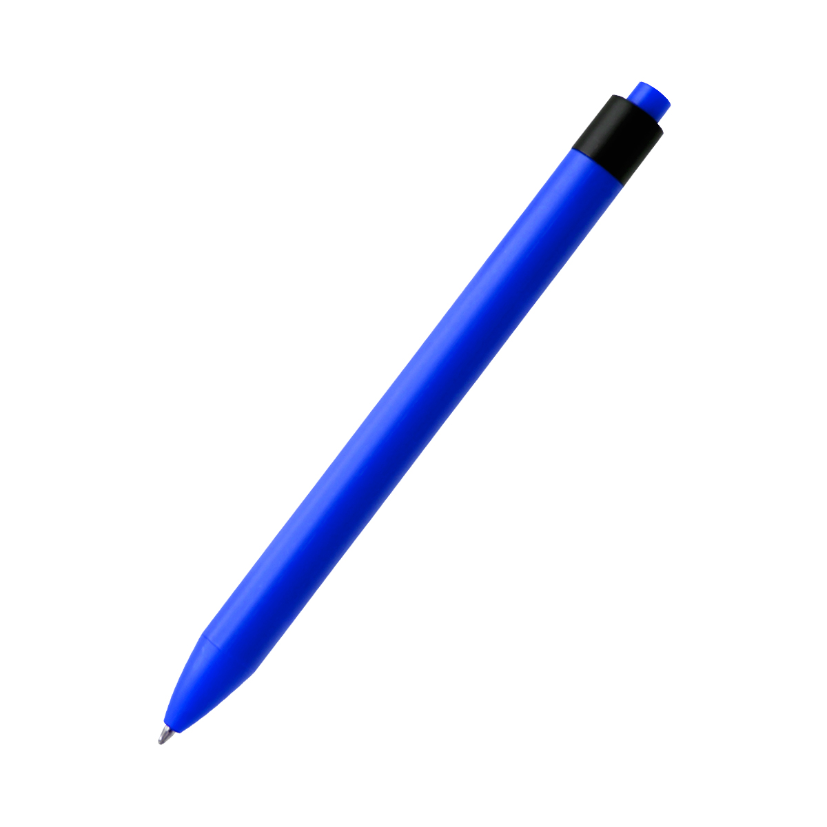 Ручка пластиковая с текстильной вставкой Kan, синяя (Фото)