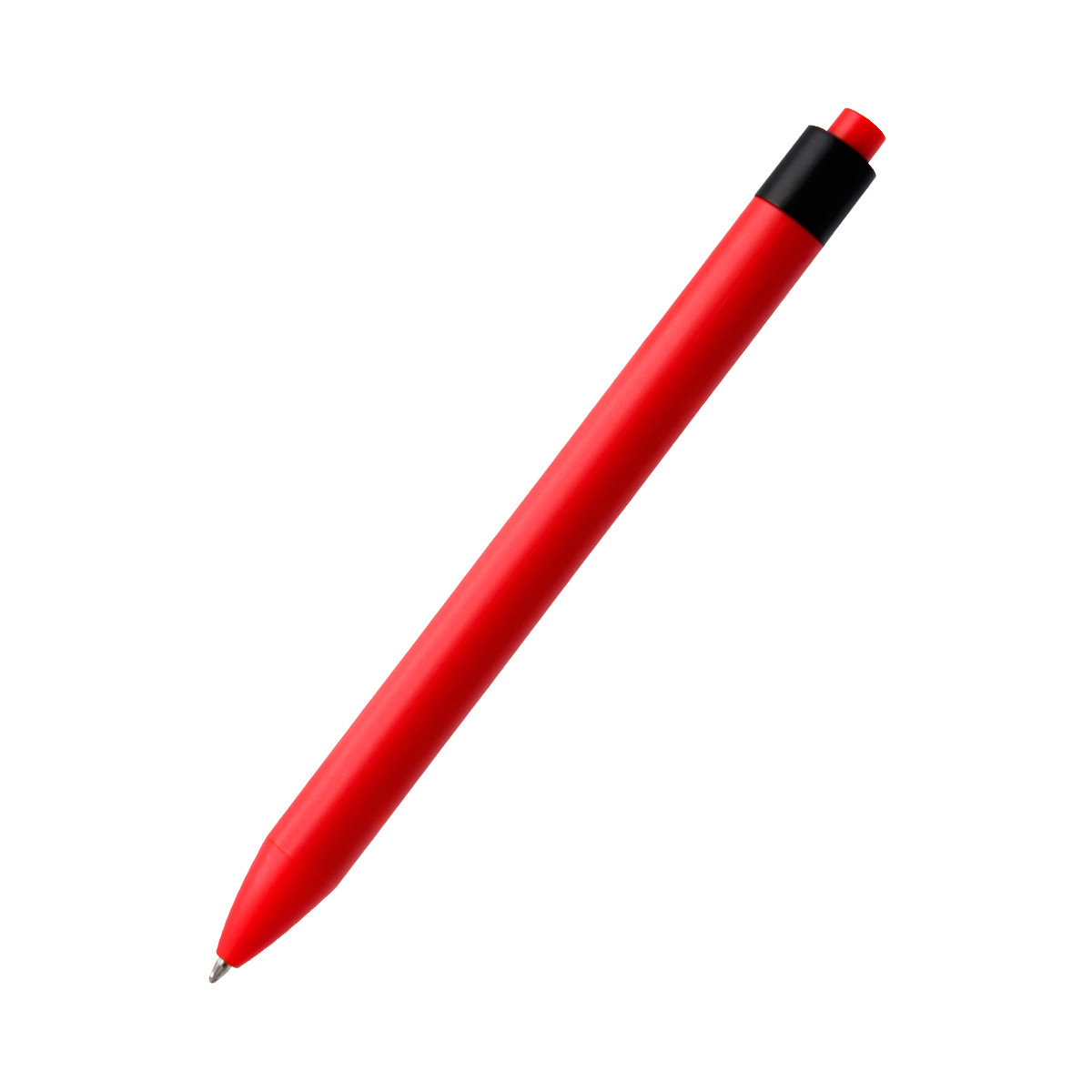 Ручка пластиковая с текстильной вставкой Kan, красная (Фото)