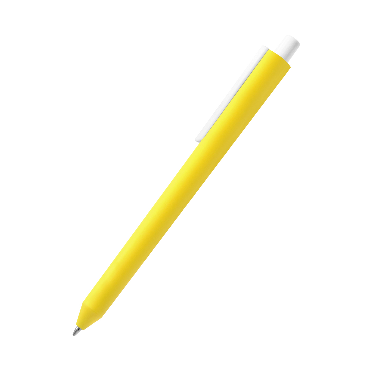 Ручка пластиковая Koln, желтая (Фото)