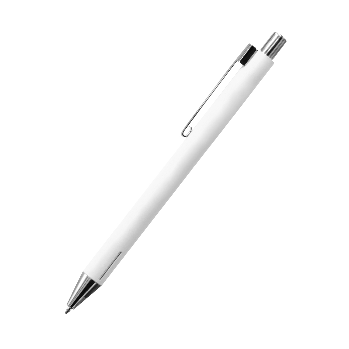 Ручка металлическая Elegant Soft, белая (Фото)