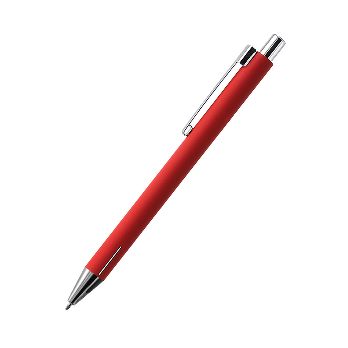 Ручка металлическая Elegant Soft, красная (Фото)