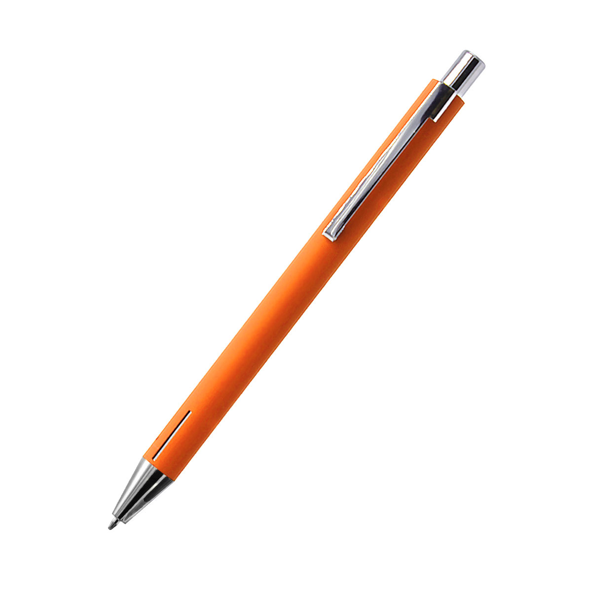 Ручка металлическая Elegant Soft, оранжевая (Фото)