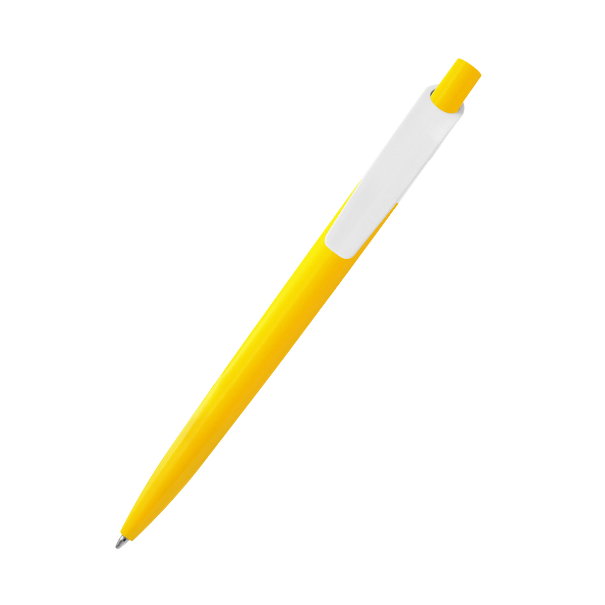 Ручка пластиковая Bremen, желтая (Фото)