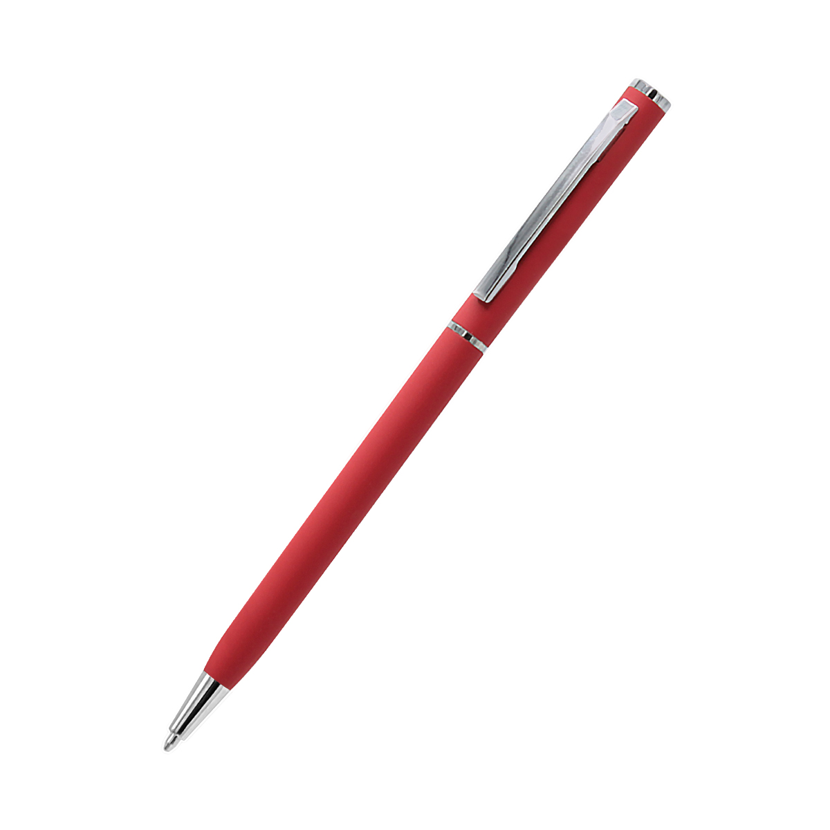 Ручка металлическая Tinny Soft, красная