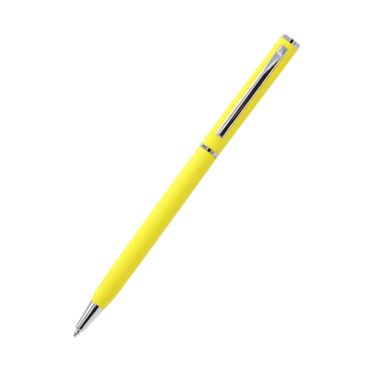 Ручка металлическая Tinny Soft, желтая (Фото)