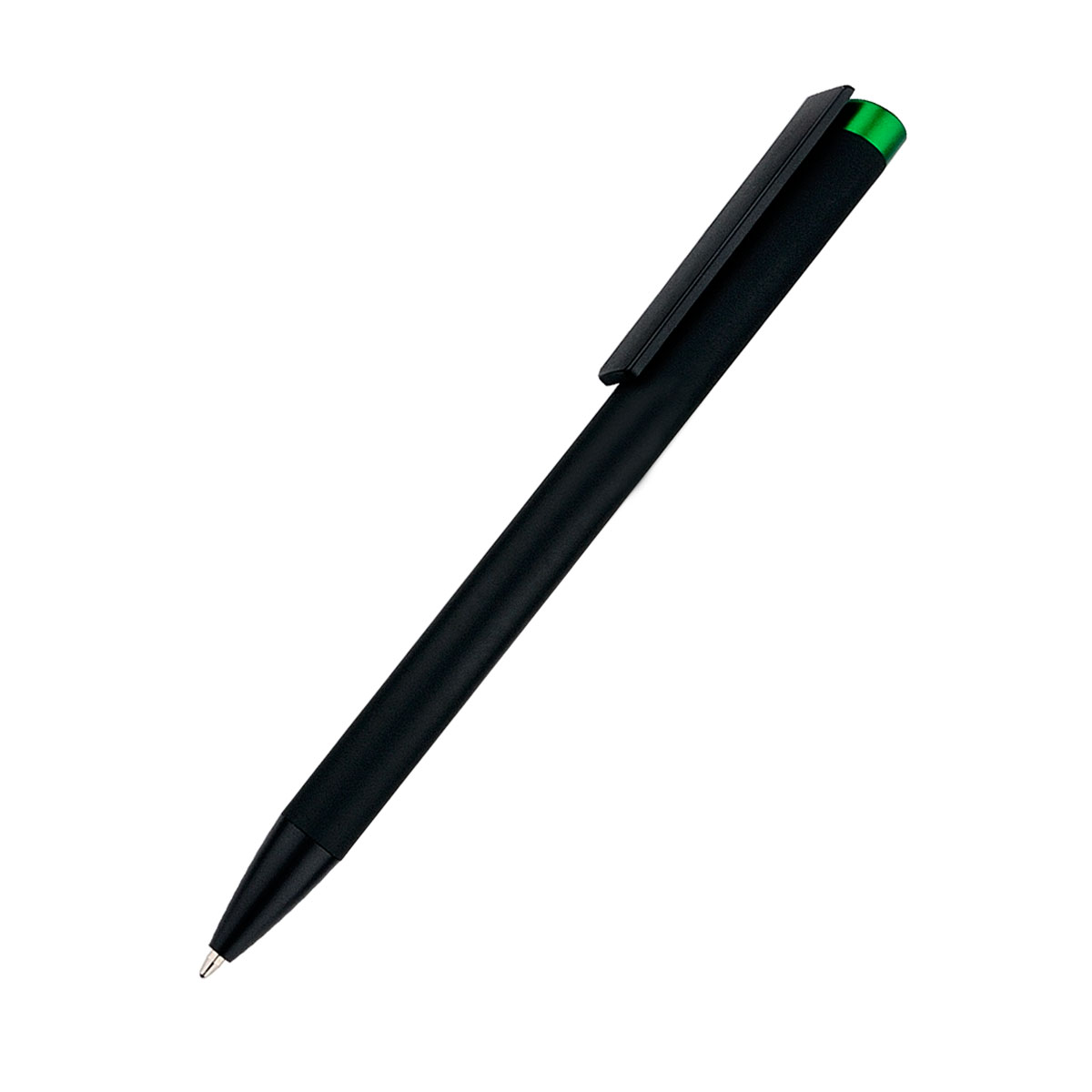 Ручка металлическая Slice Soft, зеленая (Фото)