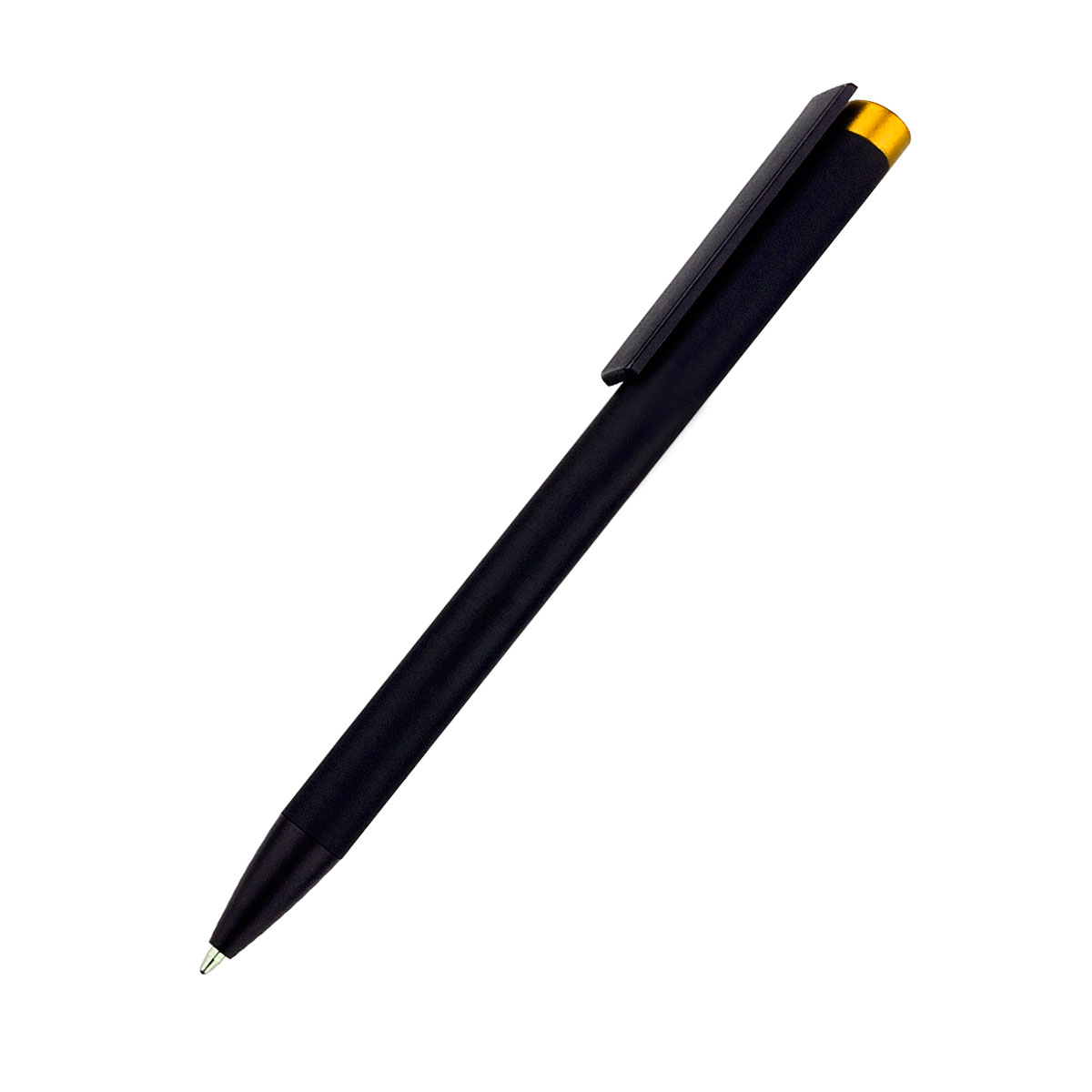 Ручка металлическая Slice Soft, желтая (Фото)