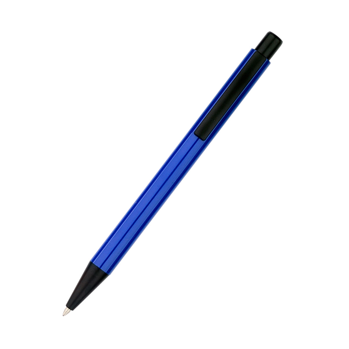 Ручка металлическая Deli, синяя (Фото)