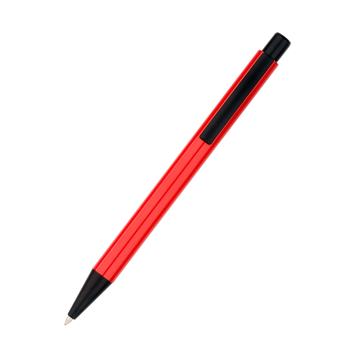 Ручка металлическая Deli, красная (Фото)