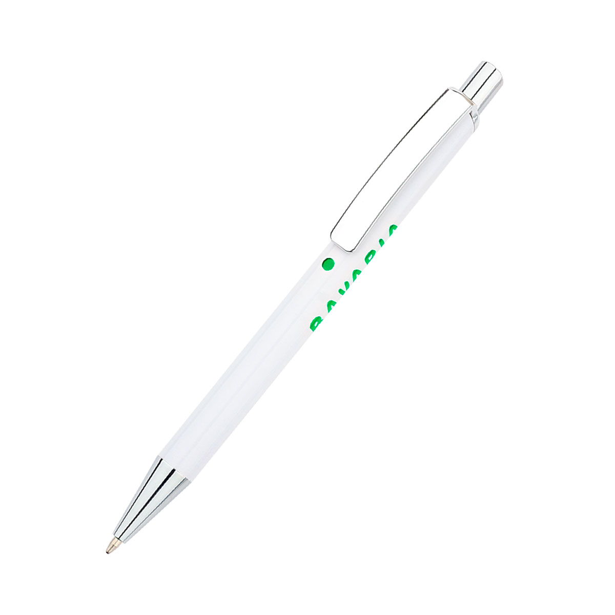 Ручка металлическая Bright, зеленая (Фото)