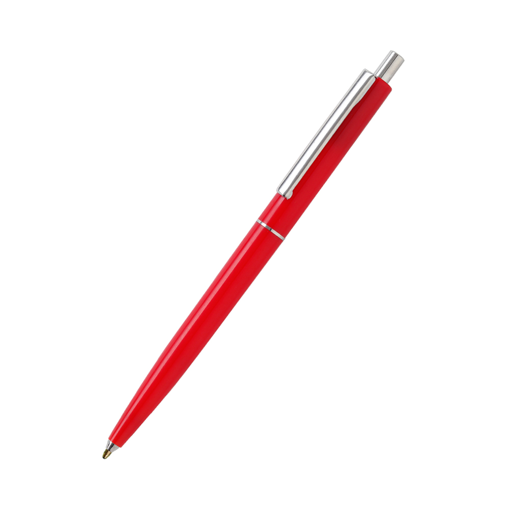 Ручка пластиковая Dot, красная