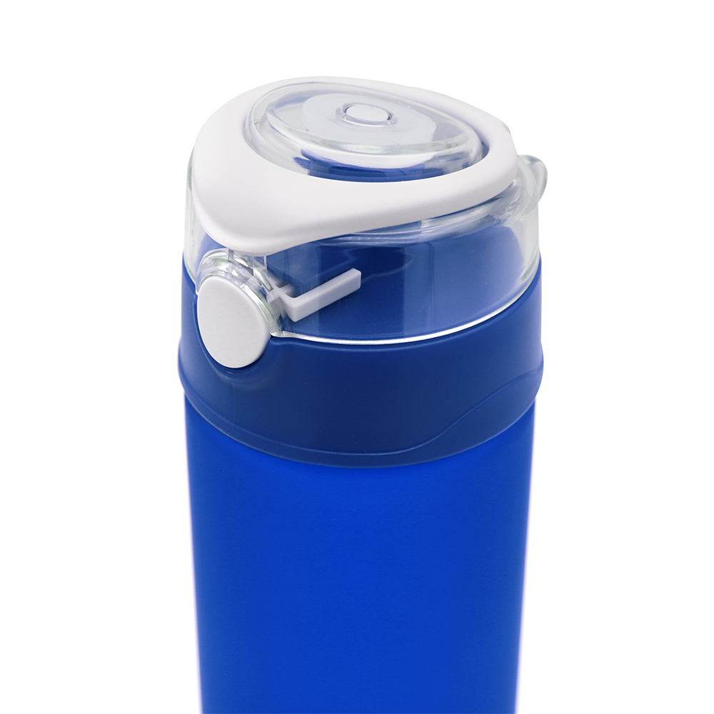 Пластиковая бутылка Narada Soft-touch, синяя (Фото)
