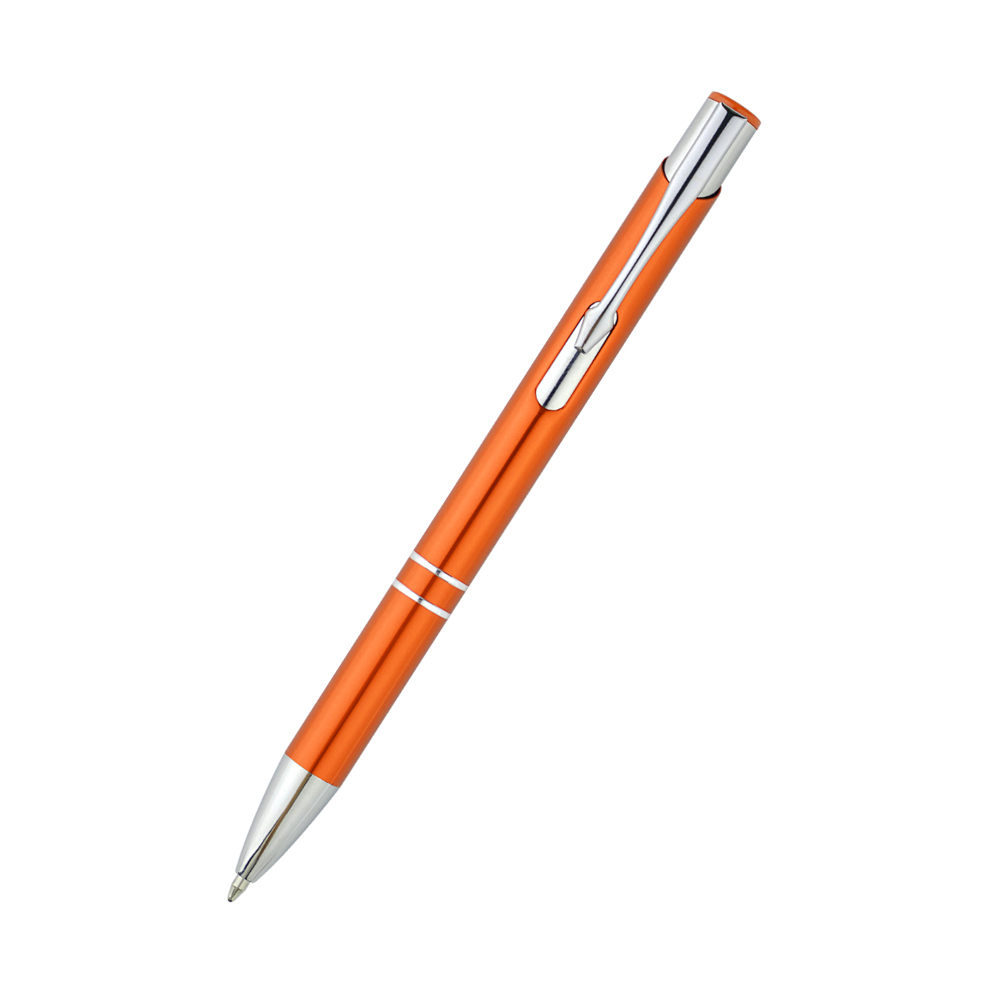 Ручка металлическая Holly, оранжевая (Фото)