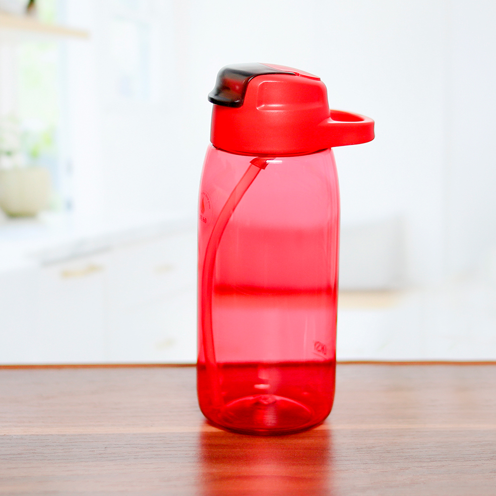 Пластиковая бутылка Lisso, красная (Фото)