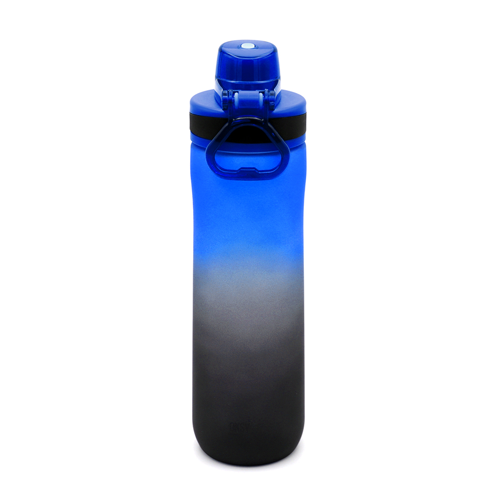 Пластиковая бутылка Verna Soft-touch, синяя (Фото)
