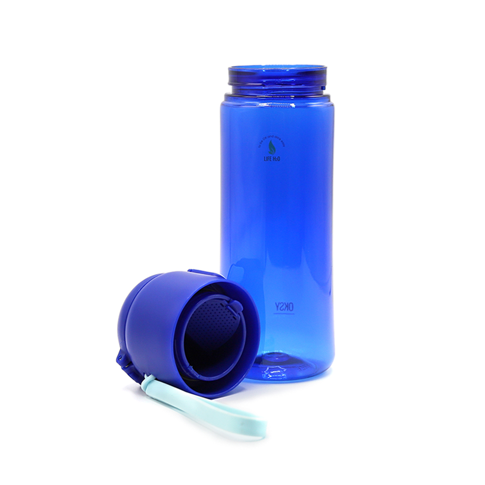 Пластиковая бутылка Fosso, синяя (Фото)