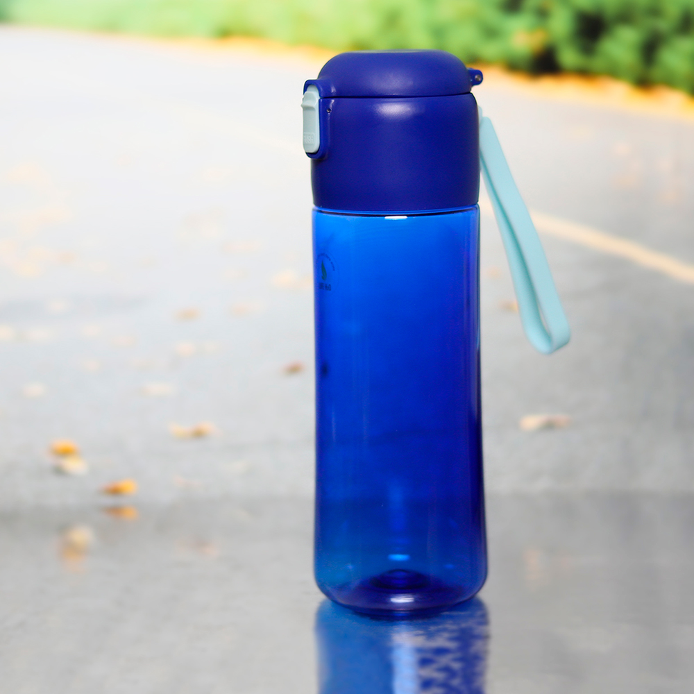 Пластиковая бутылка Fosso, синяя (Фото)