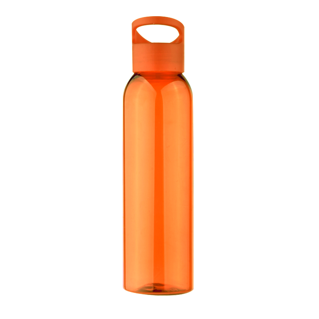 Бутылка пластиковая для воды Sportes, оранжевая (Фото)