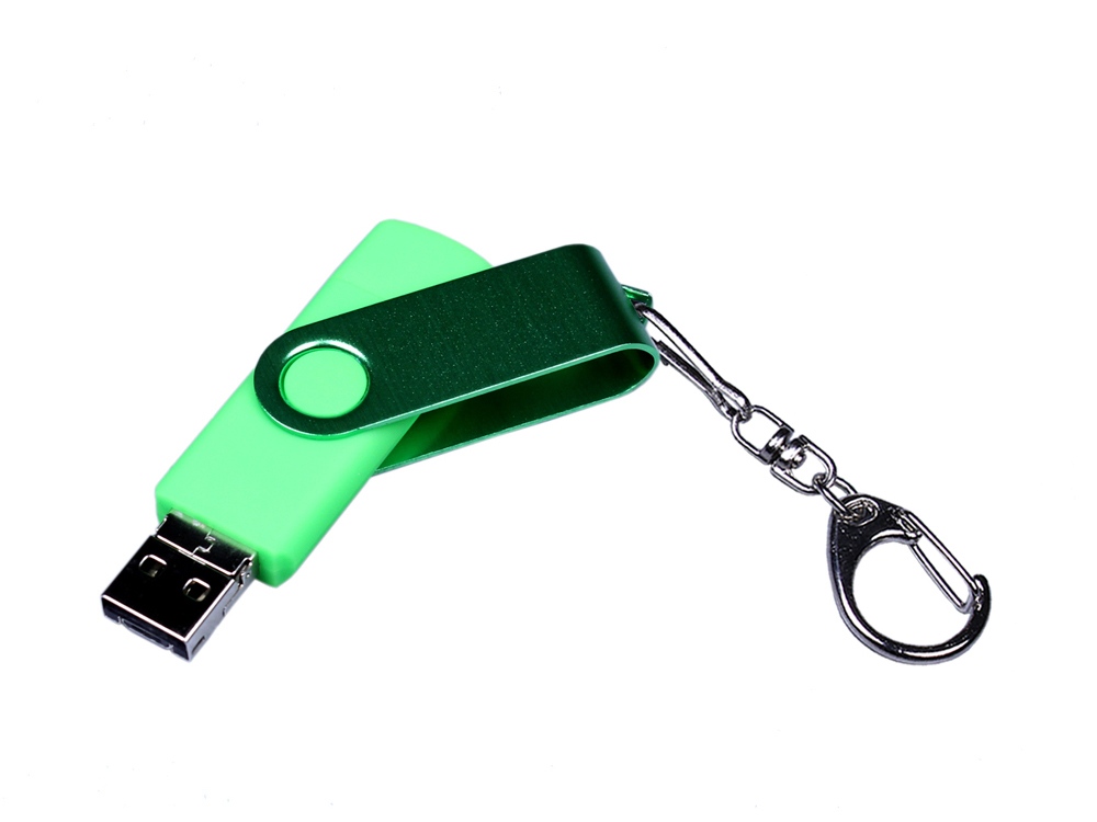 USB 3.0/micro USB/Type-C - флешка на 32 Гб 3-в-1 с поворотным механизмом (Фото)