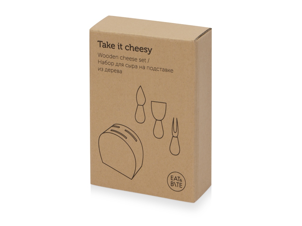 Набор из ножей для сыра на подставке Take it cheesy (Фото)