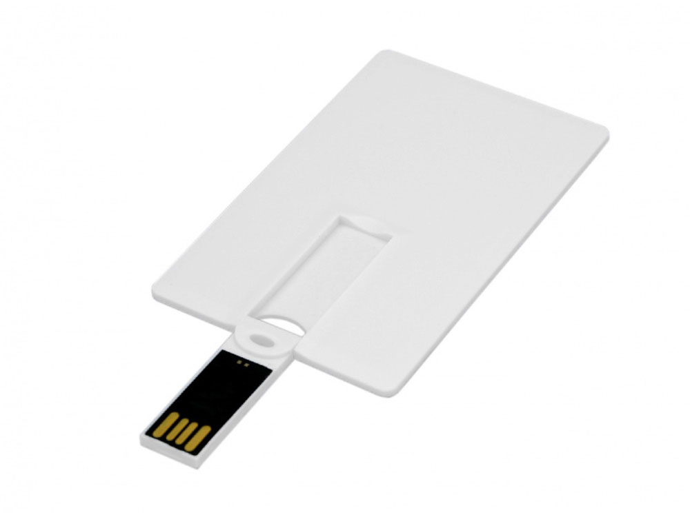 USB 2.0- флешка на 8 Гб в виде пластиковой карты с откидным механизмом (Фото)