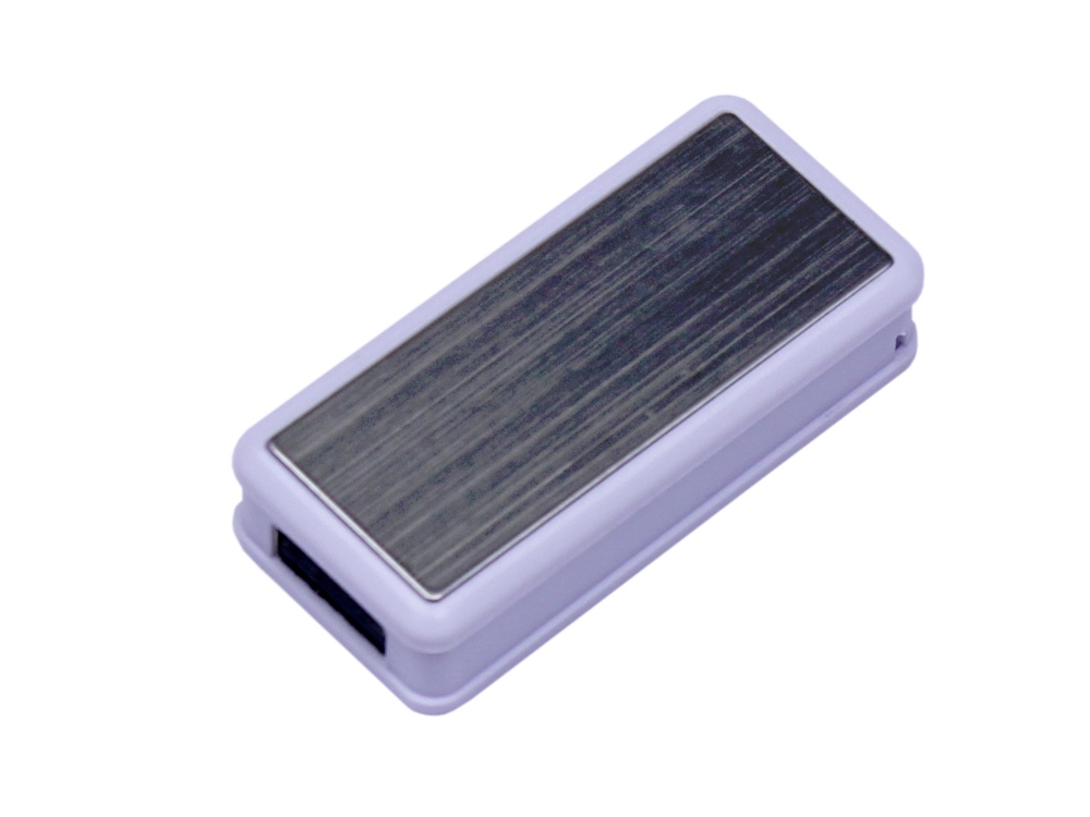 USB 2.0- флешка промо на 8 Гб прямоугольной формы, выдвижной механизм (Фото)