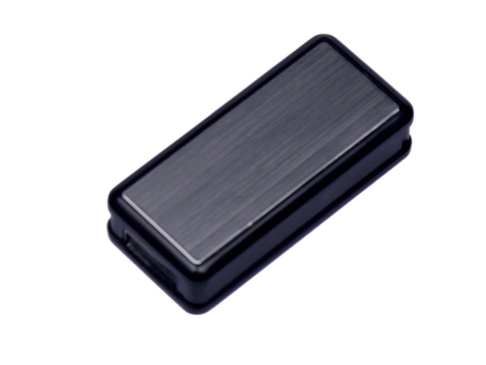 USB 2.0- флешка промо на 32 Гб прямоугольной формы, выдвижной механизм (Фото)
