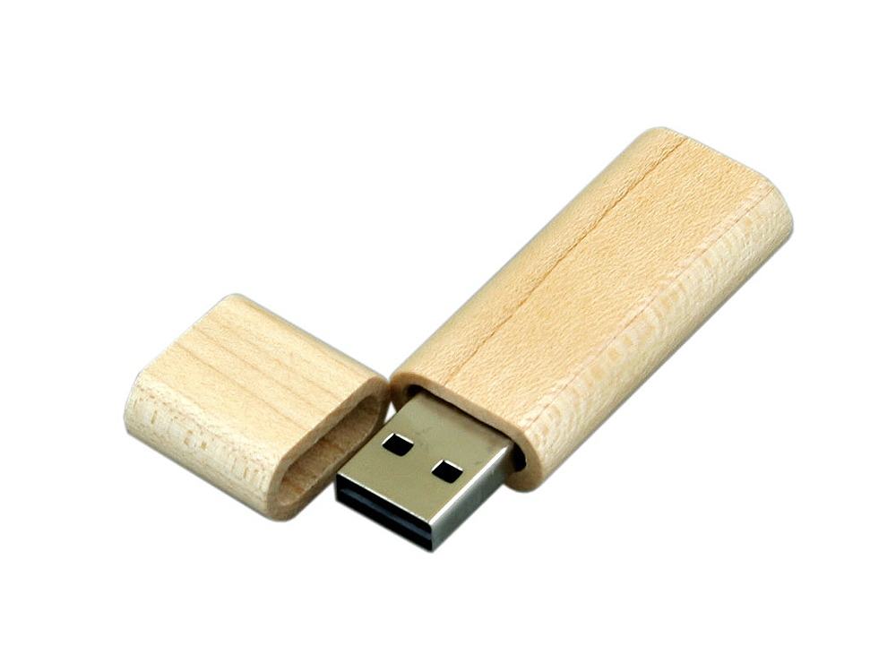 USB 2.0- флешка на 16 Гб эргономичной прямоугольной формы с округленными краями (Фото)