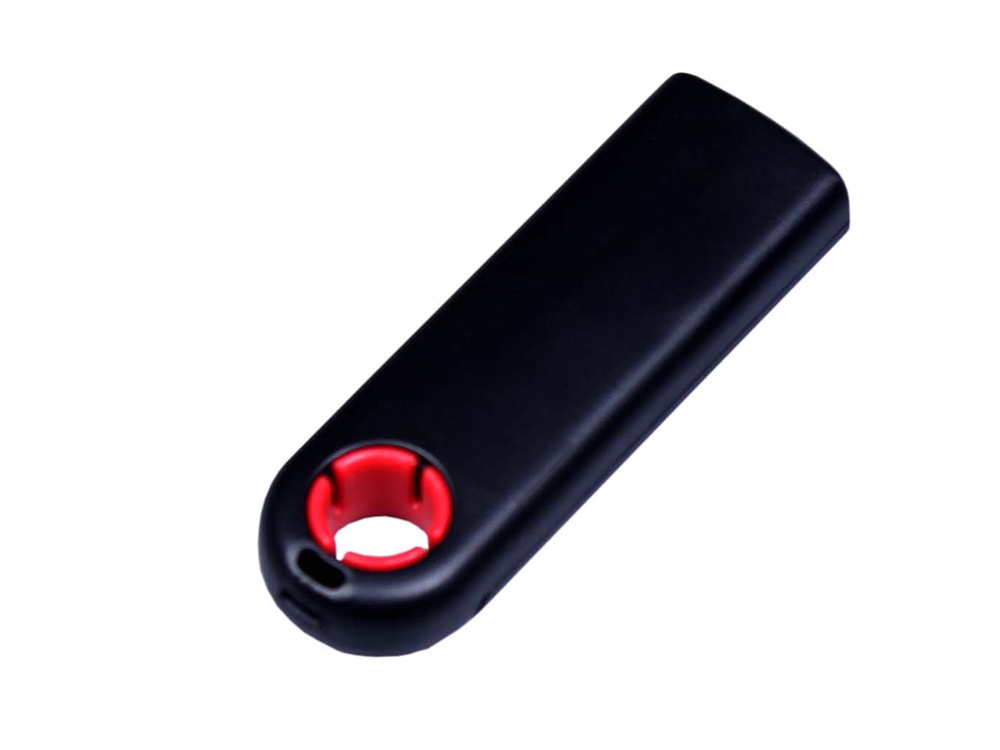 USB 2.0- флешка промо на 16 Гб прямоугольной формы, выдвижной механизм (Фото)