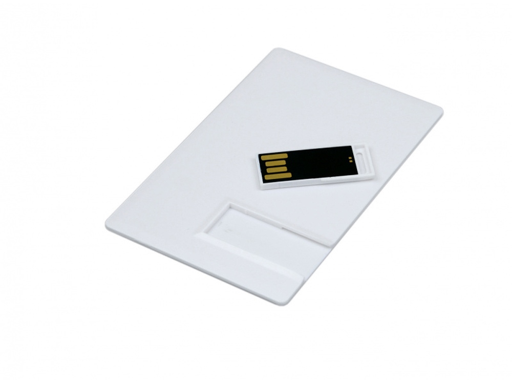USB 2.0- флешка на 16 Гб в виде пластиковой карты с полностью выдвижным чипом (Фото)