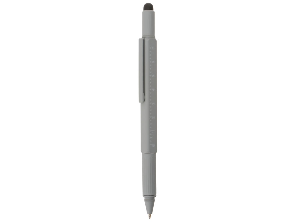 Ручка-стилус металлическая шариковая Tool с уровнем и отверткой (Фото)