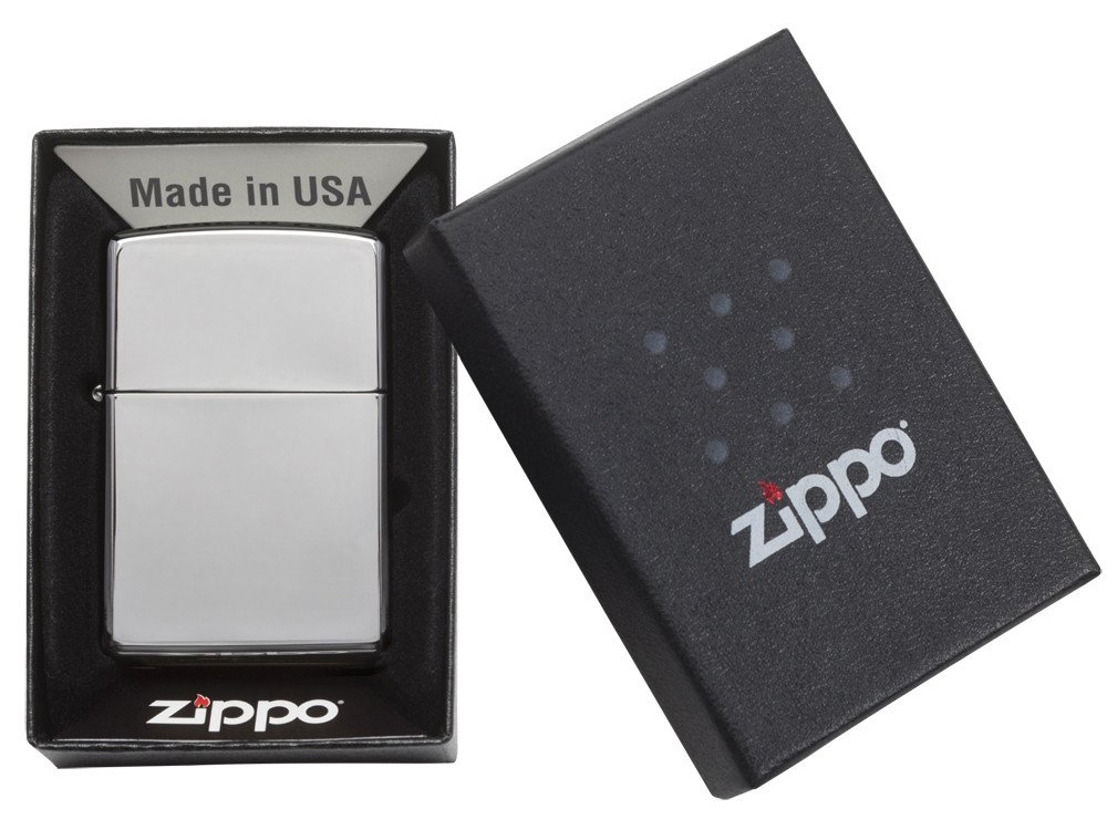 Зажигалка ZIPPO Classic с покрытием High Polish Chrome (Фото)