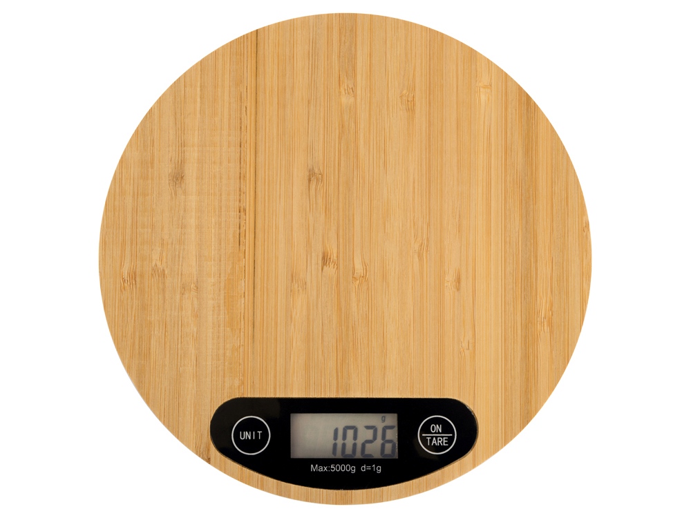 Бамбуковые кухонные весы Scale (Фото)