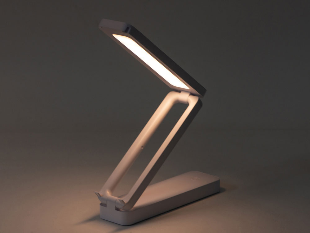 Складывающая настольная лампа с подставкой для телефона Stack N, 3 Вт (Фото)