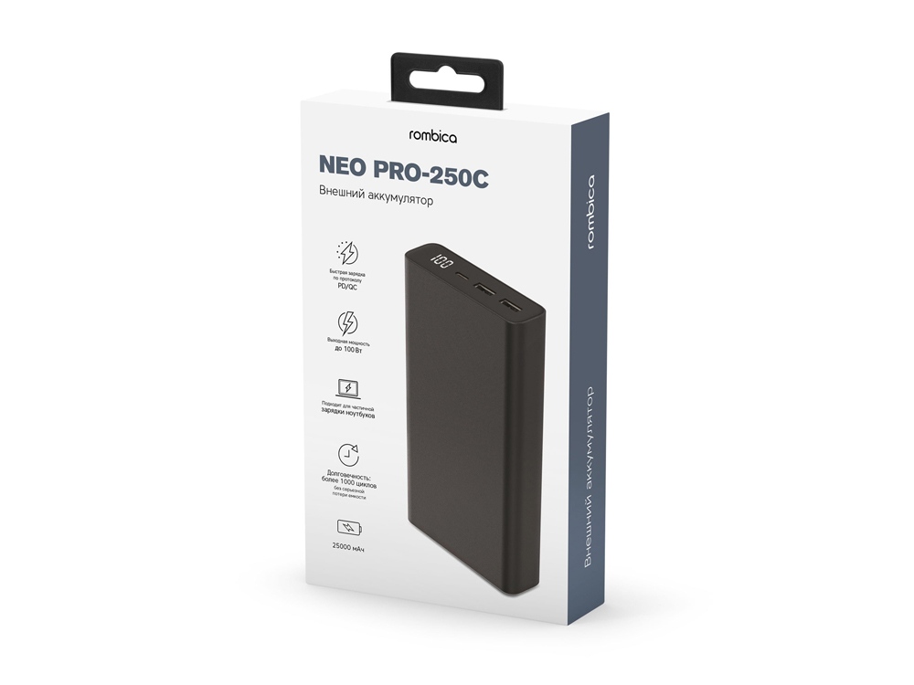 Внешний аккумулятор для ноутбуков NEO PRO-250C, 25000 mAh (Фото)