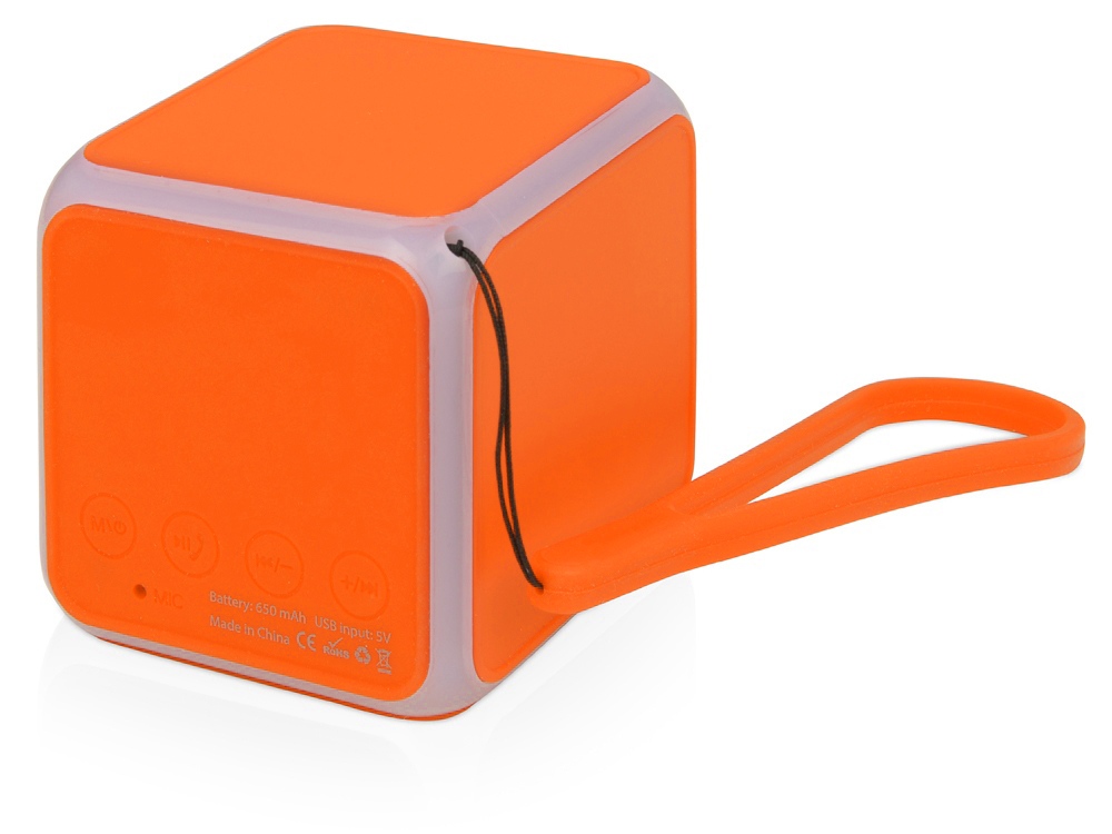 Портативная колонка Cube с подсветкой (Фото)