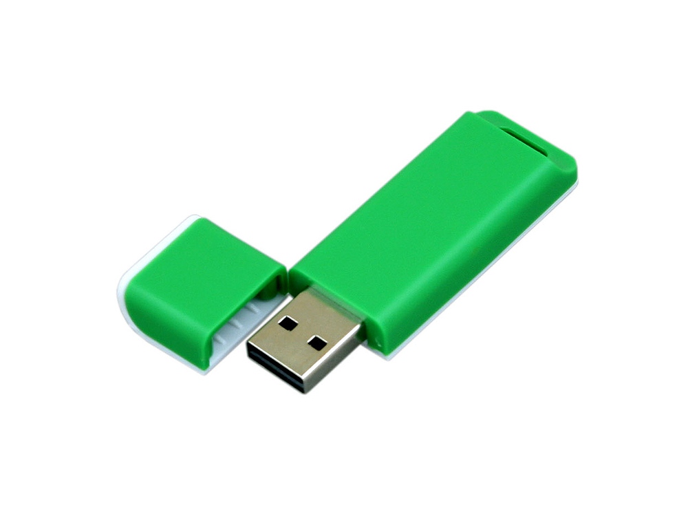 USB 2.0- флешка на 64 Гб с оригинальным двухцветным корпусом (Фото)