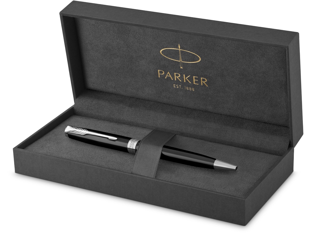 Ручка шариковая Parker Sonnet Core Black Lacquer CT (Фото)