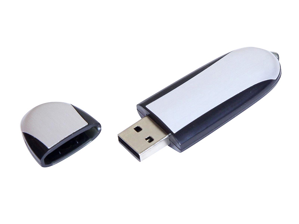 USB 2.0- флешка промо на 32 Гб овальной формы (Фото)