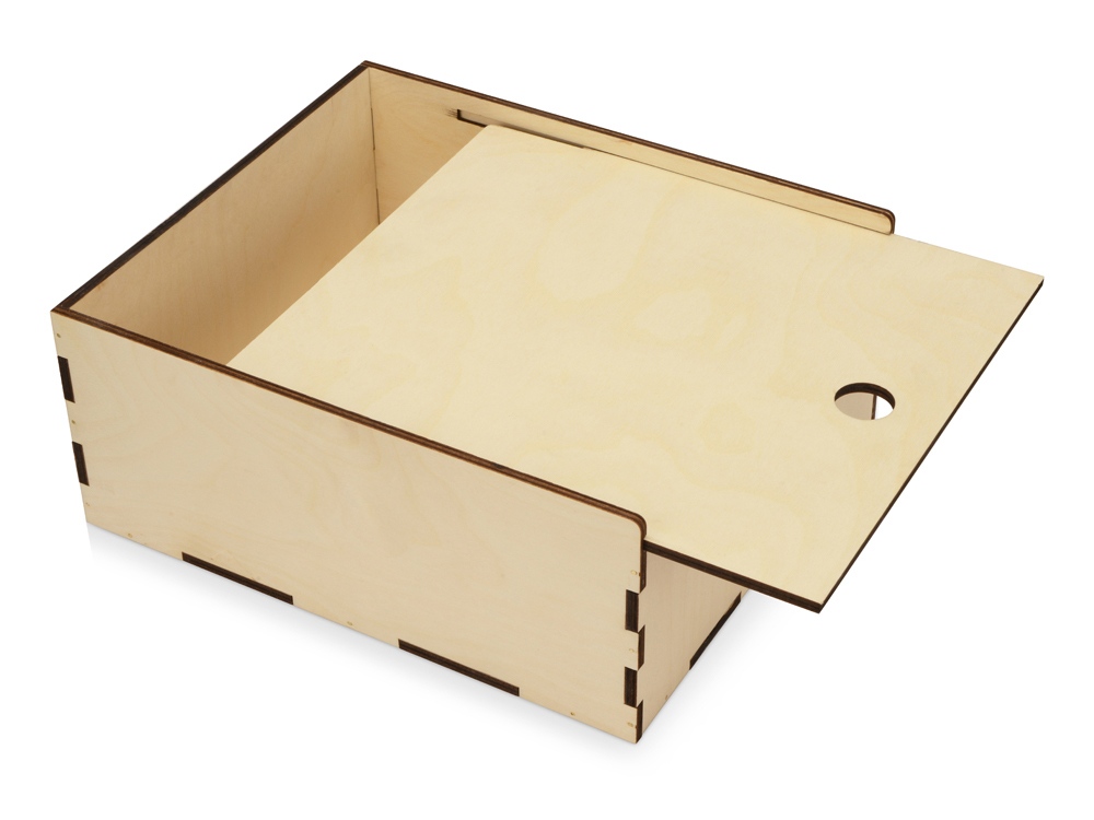 Деревянная подарочная коробка-пенал, L (Фото)