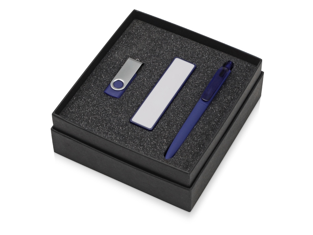 Подарочный набор Space Pro с флешкой, ручкой и зарядным устройством (Фото)