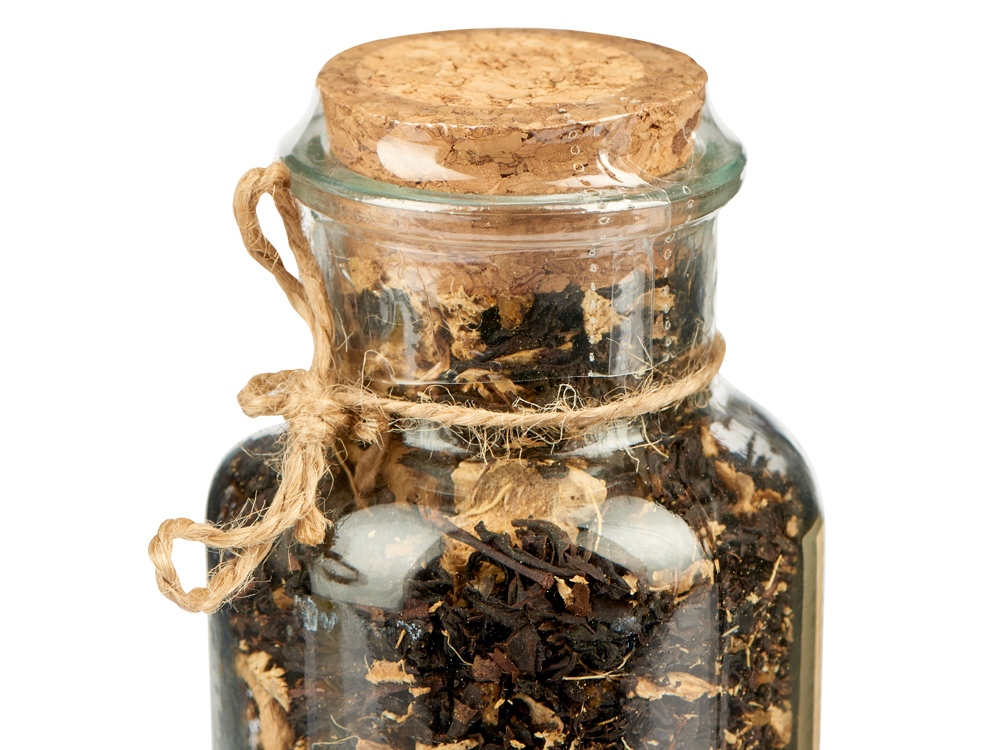 Чай черный, с соком имбиря, карамелью и грецким орехом, мини (Фото)