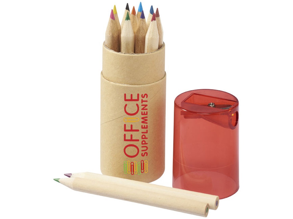 Набор из 12 цветных карандашей Cartoon (Фото)