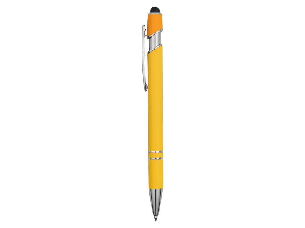 Ручка-стилус металлическая шариковая Sway soft-touch (Фото)