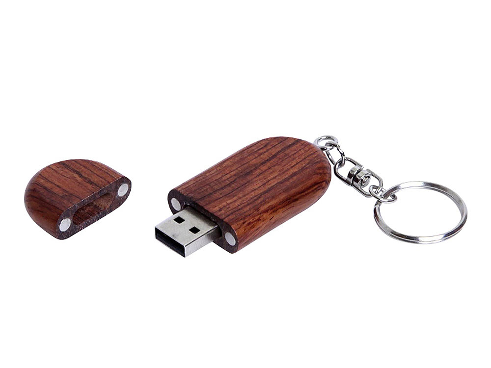 USB 3.0- флешка на 32 Гб овальной формы и колпачком с магнитом (Фото)