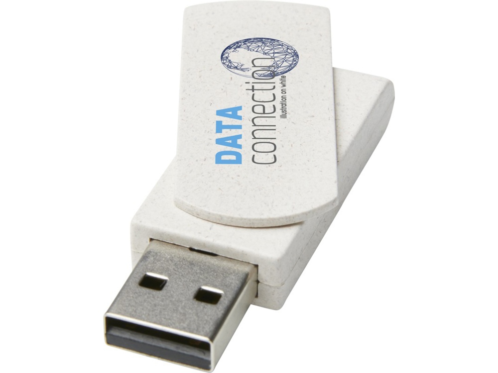 USB 2.0-флешка на 16ГБ Rotate из пшеничной соломы (Фото)