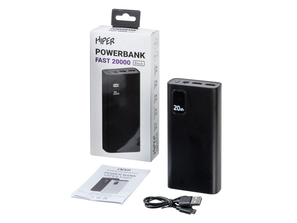 Портативный внешний аккумулятор FAST, 20000 mAh (Фото)