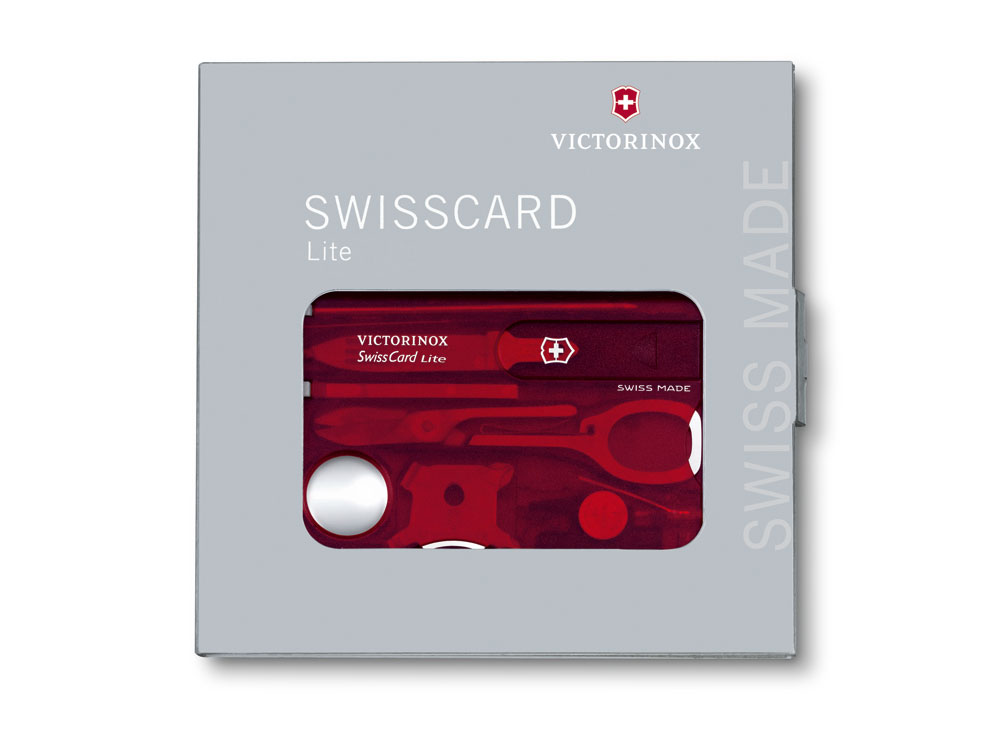 Швейцарская карточка SwissCard Lite, 13 функций (Фото)