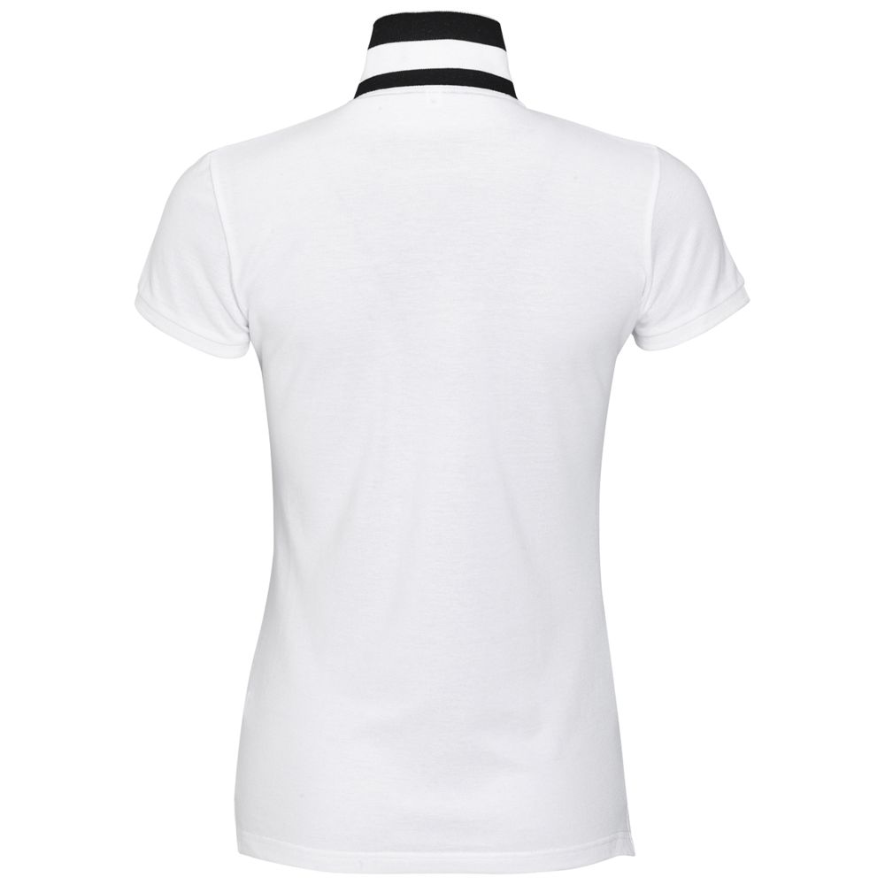 Рубашка поло Patriot Women, белая с черным (Миниатюра WWW (1000))