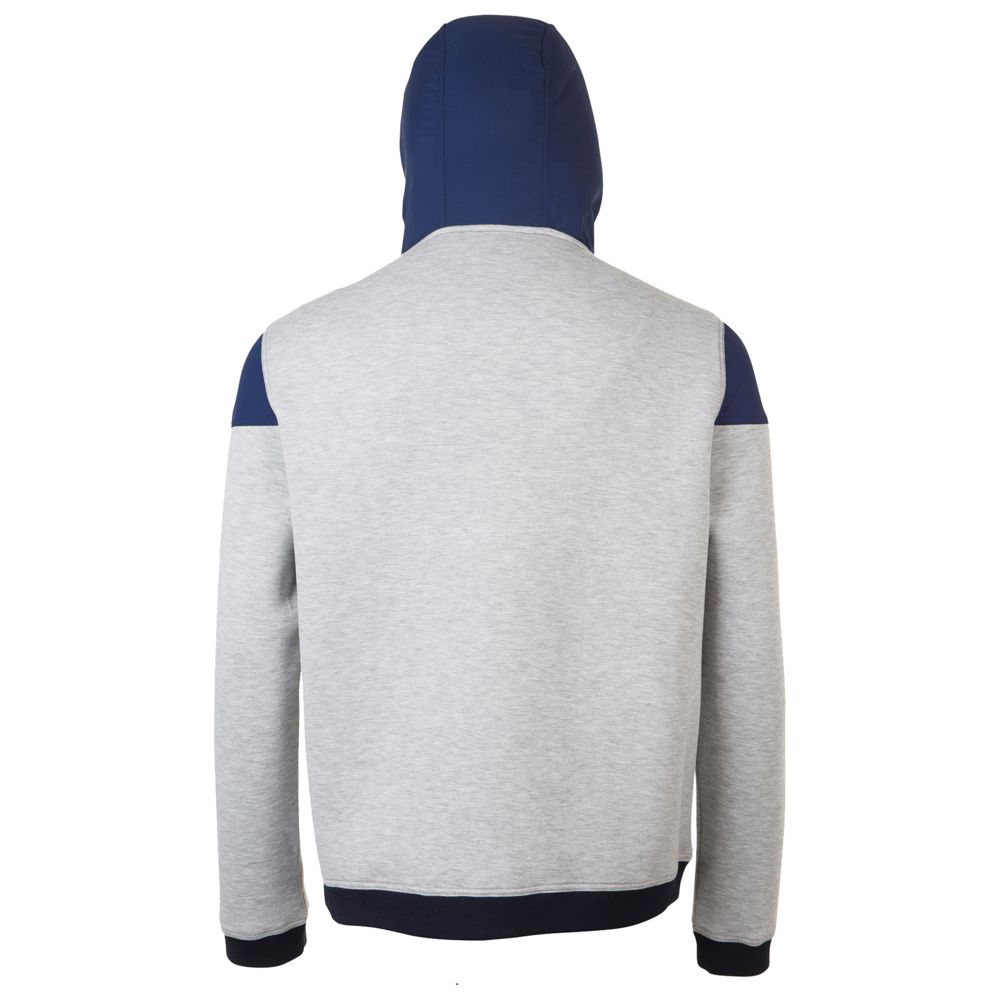 Куртка унисекс Voltage, серый меланж с темно-синим (Миниатюра WWW (1000))